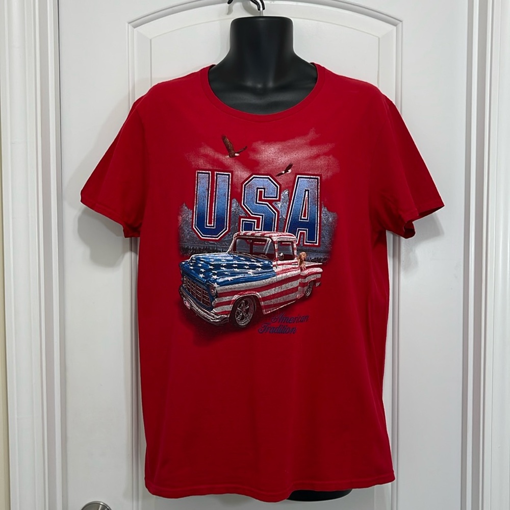 USA American Tradition Car Shirt